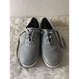 Keds Champion Low Top Luxe metallic Silver Womens Size 11